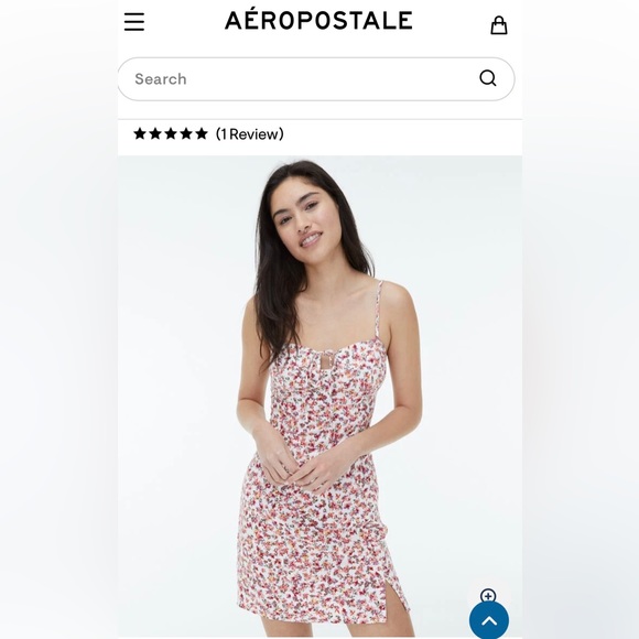 Aeropostale Dresses & Skirts - Aeropostale Floral Keyhole Bustier Mini Dress Size Small - NWT